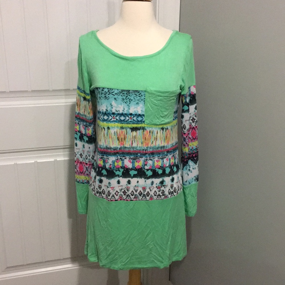 Boutique Vibrant Colored Tunic Medium